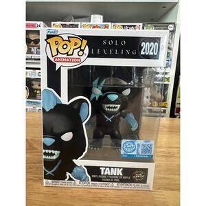 IN HAND EXCLUSIVE LE CHASE GLOW Tank Solo Leveling Funko Pop #2020 Anime Manga
